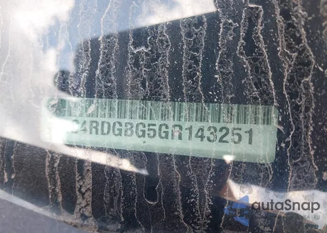 2016 Dodge Grand Caravan Se из США, поврежденный, VIN 2C4RDGBG5GR143251